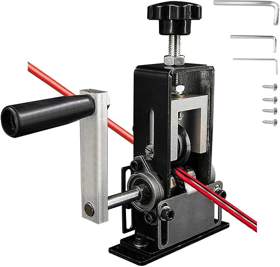 Stripping Tool, Cable Peeling Machine with Removable Handle, Cable Stripping Diameter 1-20 mm, Manual Cable Peeling Machine for Cable Scrap for Wire Recycling