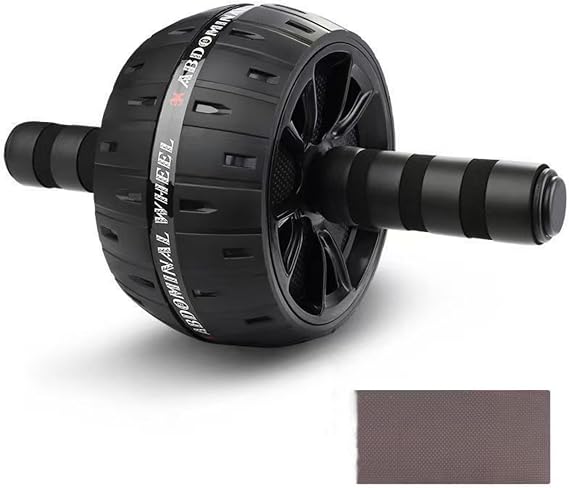 Ab Roller Wheel and Knee Mat, Abs Workout Equipment for Abdominal & Core Strength Training, Home Gym Fitness Exercise Wheels for Women Men, Abdominal Wheel