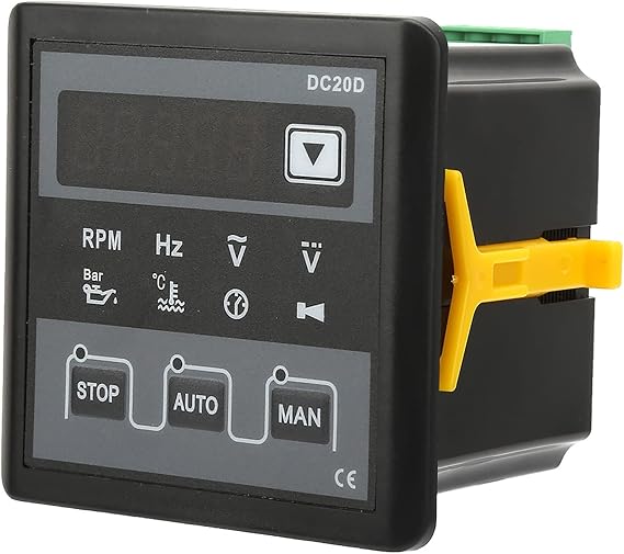 Generator Controller Module DC20D Generator Controller Control Panel Automatic Control Module for Diesel Generator Dynamo