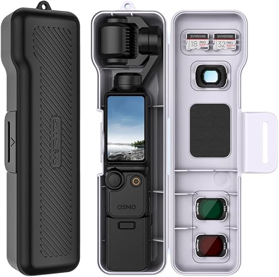 Protective Case for DJI OSMO Pocket 4 Pocket 3 with 1/4-inch Handle