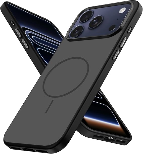 for iPhone 17 Pro Max ケース Magsafe対応 カメラ保護 磁気リング内蔵 ミリタリーグレード 耐衝撃 iPhone 17 Pro Max 6.9インチ ブラック