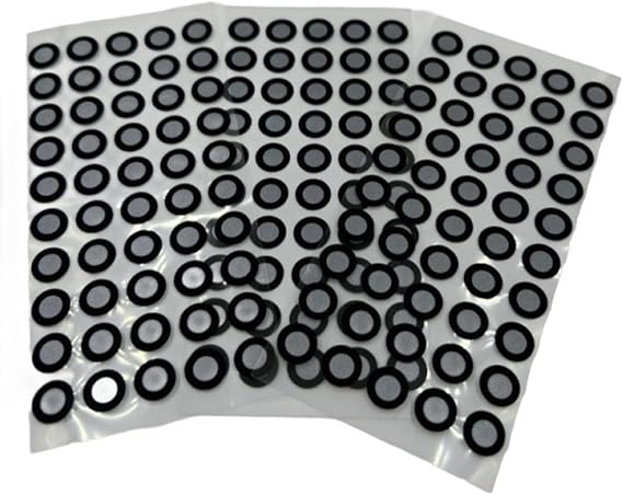 PET 3Dスキャンマーカー粘着印刷可能3Dリファレンススキャナー反射マーキングフィルムドットステッカー スキャン精度の向上Inner 3mm outer 6mm,1000PCS