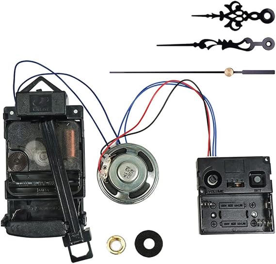 Uposao Quartz Pendulum Clock Movement, Complete Melody Chime Pendulum Clock Kit Replacement Repair Parts Ideal for Making a Westminster Clock of Your Choice