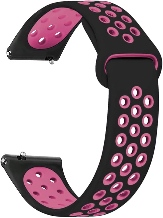 Microsonic Samsung Galaxy Watch 7 40mm Rainbow Sport Band Kordon (Samsung Galaxy Watch 7 40mm ile Uyumlu Kordon, Akıllı Saat Kayışı)