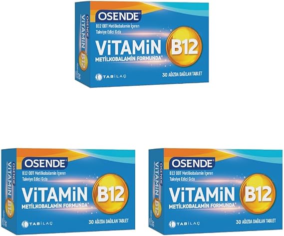 Osende Vitamin B12 30 Tablet (3 paketi)