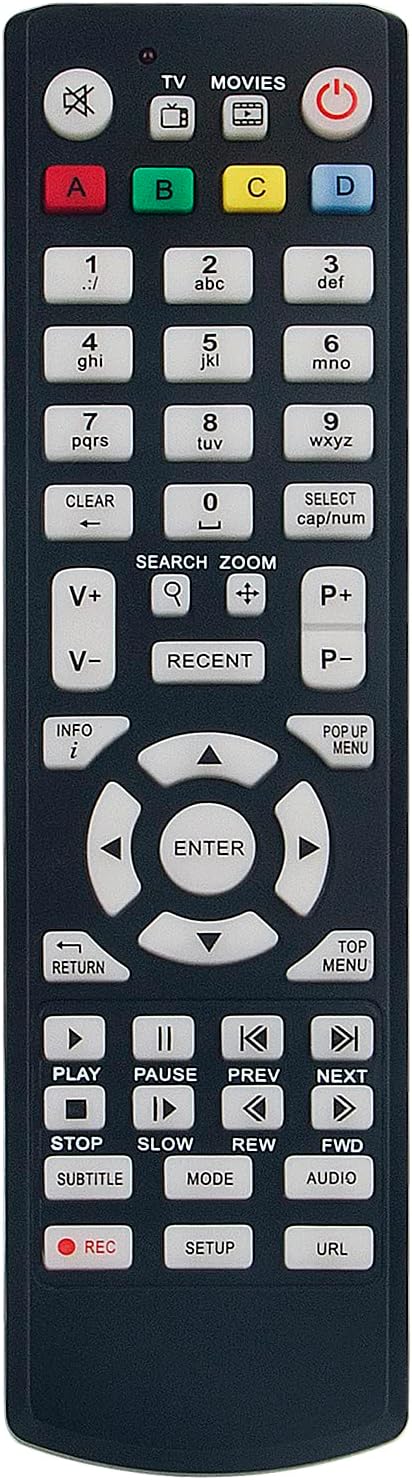 VINABTY Replacement Remote Control Applicable For Kartina TV Micro LITE 301 SMART MAX And HD Relax Dune 101,Dune 102