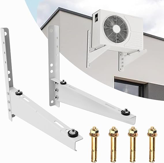 Mini Split Air Conditioner Wall Mounting Bracket, Heavy Duty AC Support Bracket,Holds up to 330lbs, for 12,000-24,000 BTU AC Units
