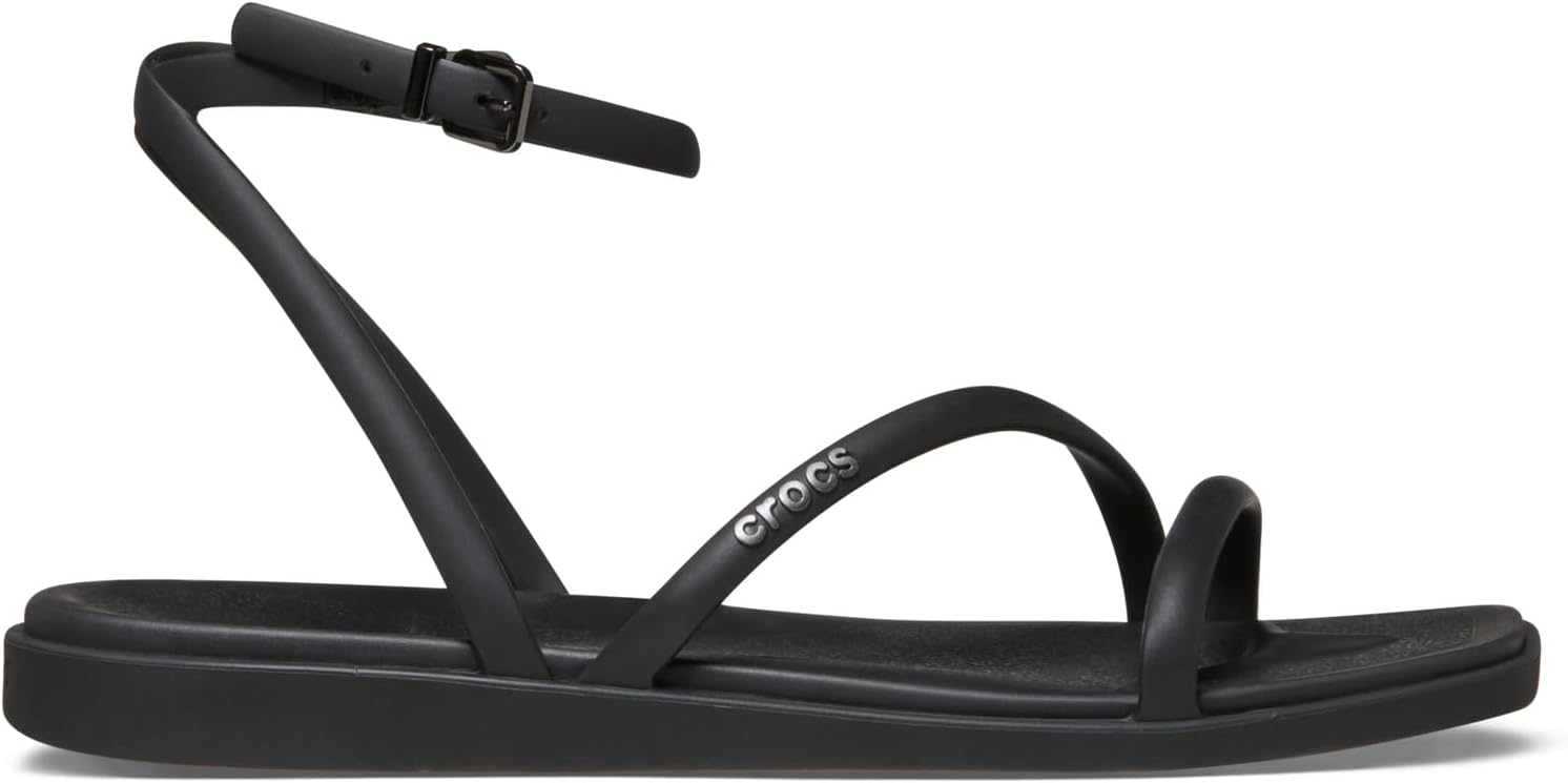 Crocs Women's Miami Ankle Strap SandalFlat Sandal