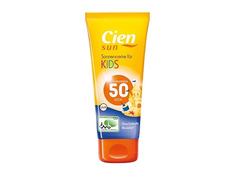 Sun Cream for Kids SPF 50 UVA - Without Fragrances and Dyes Waterproof - 100 ml