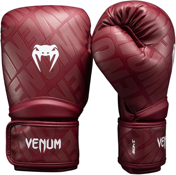 Venum Contender 1.5 XT 3D Boxing Gloves - Dark Red - 14-Ounce