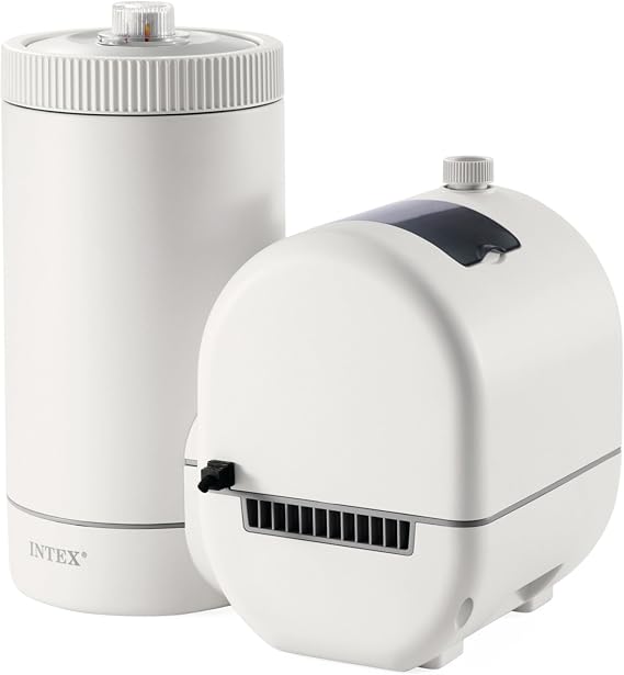 Intex Filter Cartridge C2500, Filtration 9,463 l/h, Cartridge Type B, Compatible with Pools up to 52,900 L, Programmable Timer, Cartridge Change Indicator, Hydro Aeration Technology (55278)