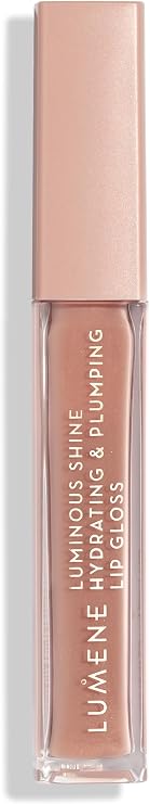LUMENE Luminous Shine Hydrating & Plumping Lip Gloss Moisturizer & Plumper Lip Gloss 01 Pale Honey