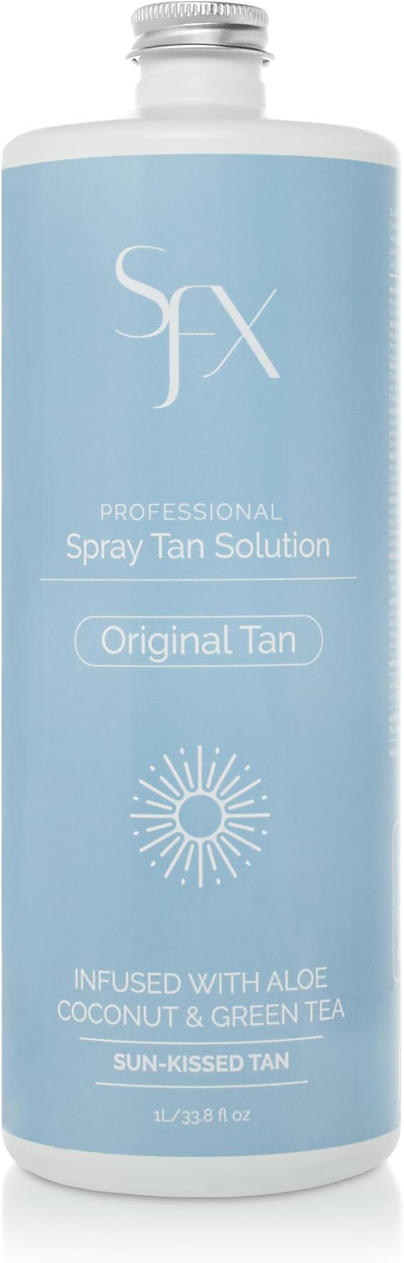 SunFX オリジナルタン - オールナチュラルスプレータンニングソリューション1L/35液量オンス、ダークサマー