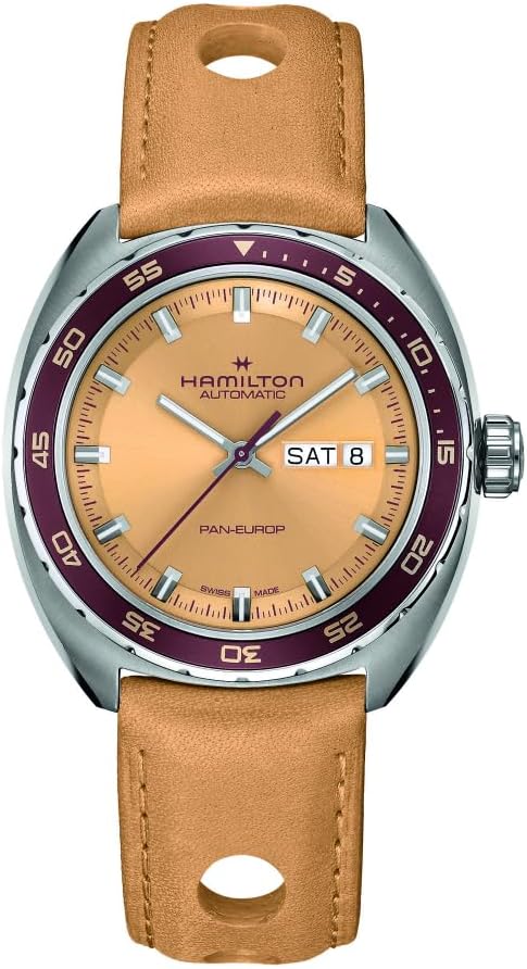 Hamilton Men Analogue Automatic Watch American Classic Pan Europ Swiss Made