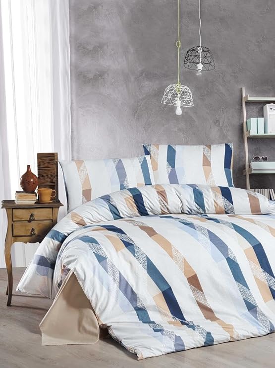 Mulberry Tek Kişilik Nevresim Takımı Pamuklu Nevresim 160 * 220-Agustin