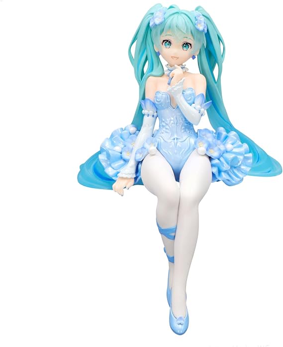 Hatsune Miku Series Noodle Stopper Figure, Nemofila, Pale Blue Ver. Fuu - Hatsune Miku - Flower Fairy Nemofilapale Blue Color Noodle Stopper Statue