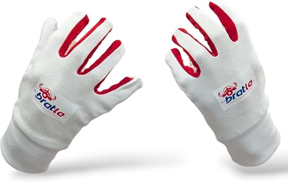 Cricket Inner Gloves Cotton Inner Cricket Batting Gloves Wicket Comfort Durable Full Fit