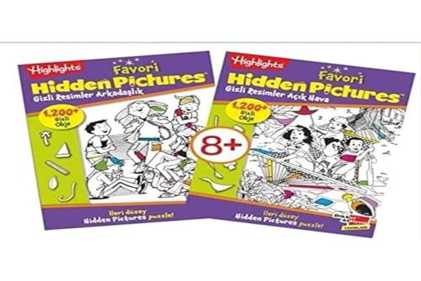 Highlights Favori Hidden Pictures (Gizli Resimler) 2'li Set