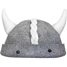 Giftellino 100% Wool Sauna Viking Hat – One Size Sauna Hat for Men & Women – Traditional Felt Sauna Cap for Banya, Spa & Steam Room – Heat Protection Gray Hat