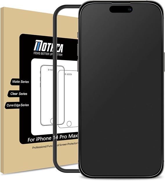 Mothca Matte Tempered Glass Screen Protector for iPhone 14 Pro Max