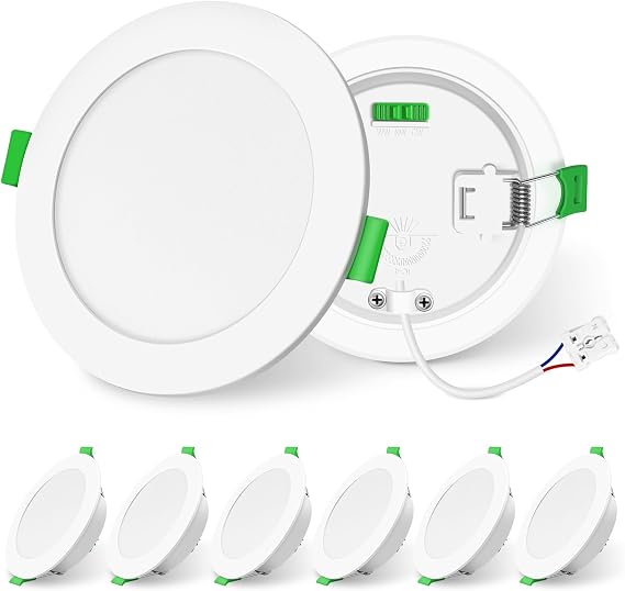 ALUSSO 10W 1050lm LED Downlights Dimmable Recessed Ceiling Spot Lights IP44 [Energy Class D]