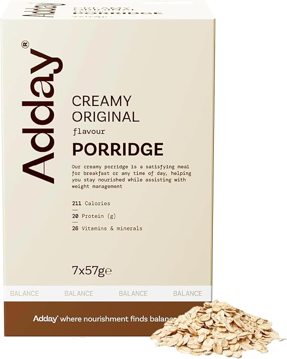 Adday Meal Replacement Porridge - Creamy Original - 7 Breakfasts