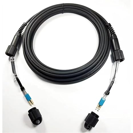 Fiber Optic Patchcord NSN LC PDLC 2C OM4 Outdoor CPRI 150m 200m 250m 300m SC FC ST 7mm 2 Cores FTTH FTTA Jumper 2 Fibers (300m, PDLC-PDLC)