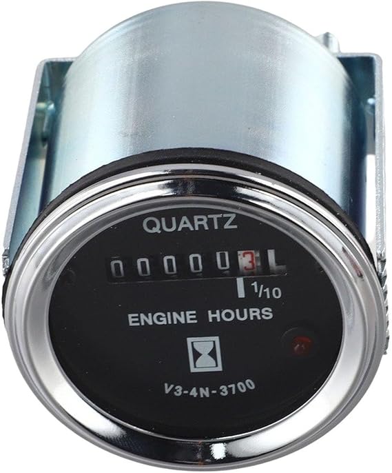 Besttoolsifes Digital Hour Meter, 6V-80V AC/DC Fits Besttoolsifes