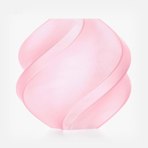 Bambu Lab PLA 半透明フィラメント チェリーピンク 1kgスプール。