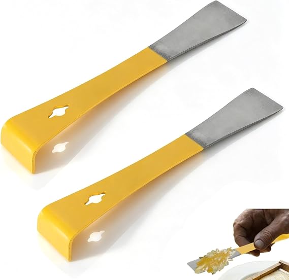 Cyrank 2 Pack Stainless Steel Bee Hive Tool, Beekeeping Equipment Tool