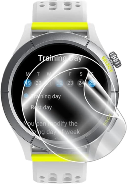 Amazfit Cheetah Pro Akıllı Saat Esnek Nano Ekran Koruyucu(2 ADET) saat Degildir Beyaz ile uyumlu