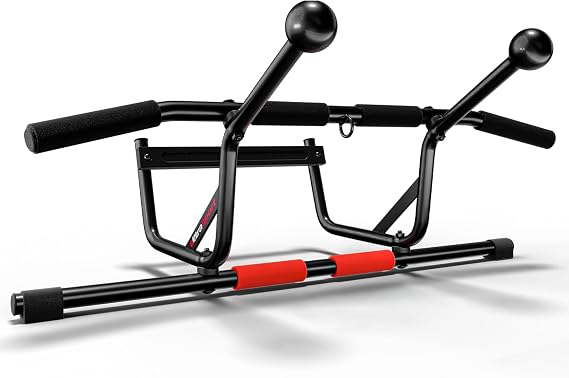 Ultrasport Pull-up Bar, Door Bar, Adjustable From 66.5 cm to 93 cm, Can Be Mounted Without Screws, Non-slip, Secure Hold, Foam Handles