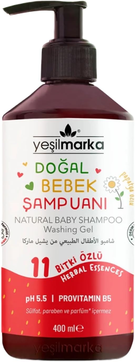 Yeşilmarka Doğal Bebek Şampuanı - Çilek