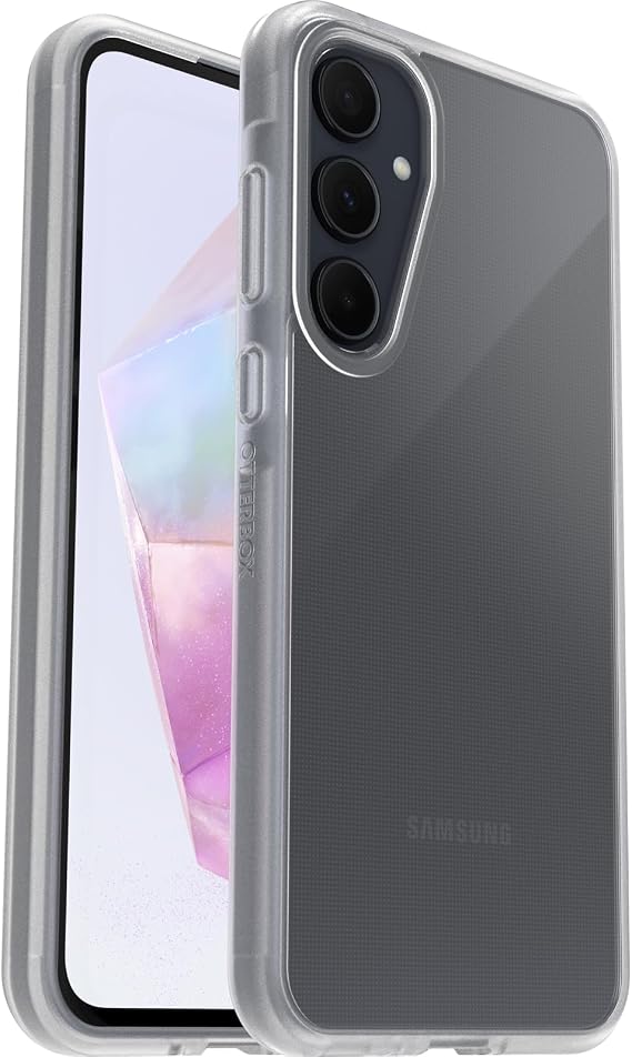 OtterBox Sleek Case for Samsung Galaxy A35 5G, shockproof, drop-proof, ultra-thin, protective case, tested according to military standards, transparent - Not retail packaging