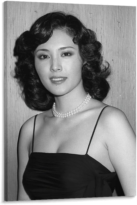 松坂慶子女優の美しいセクシーなポスター 14 バスルーム ベッドルーム リビング装飾 キャンバス ウォールアート プリント08x12inch20x30cm