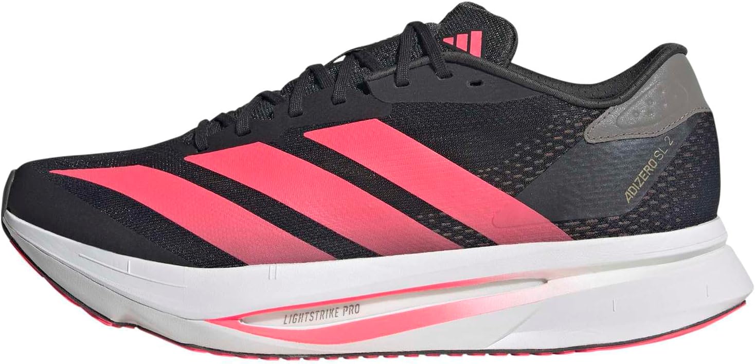 adidas Men's Adizero Sl2 Shoes, Carbon/Solar Turbo/tech Earth, 4.5 UK