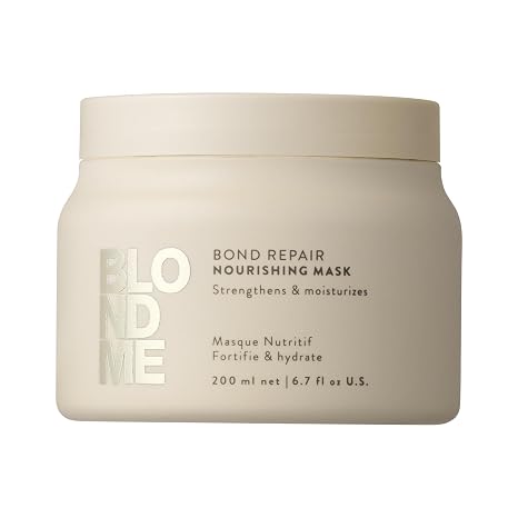 Schwarzkopf Professional BLONDME Bond Repair Nourishing Mask - Nourishing Repair Mask - Moisturizing Smoothing 200 ml