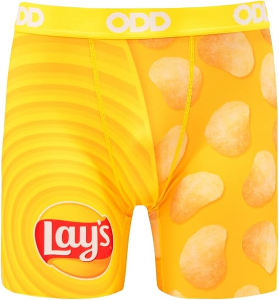 Odd Sox - Chip Snacks ボクサーブリーフ、メンズファニー下着