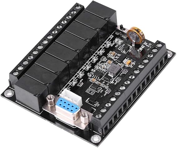 SPS Control Board DC 24V PLC Controller FX1N-20MR Programmable Logic Control