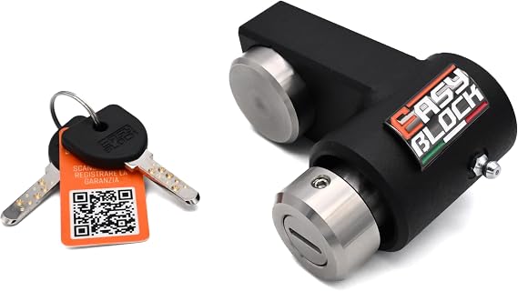 EASYBLOCK Motorcycle Anti-Theft Compatible with Honda AFRICA TWIN 1100 Anti-Theft Wheel Lock Disc Lock Protection Installed on Motorcycles and Scooters