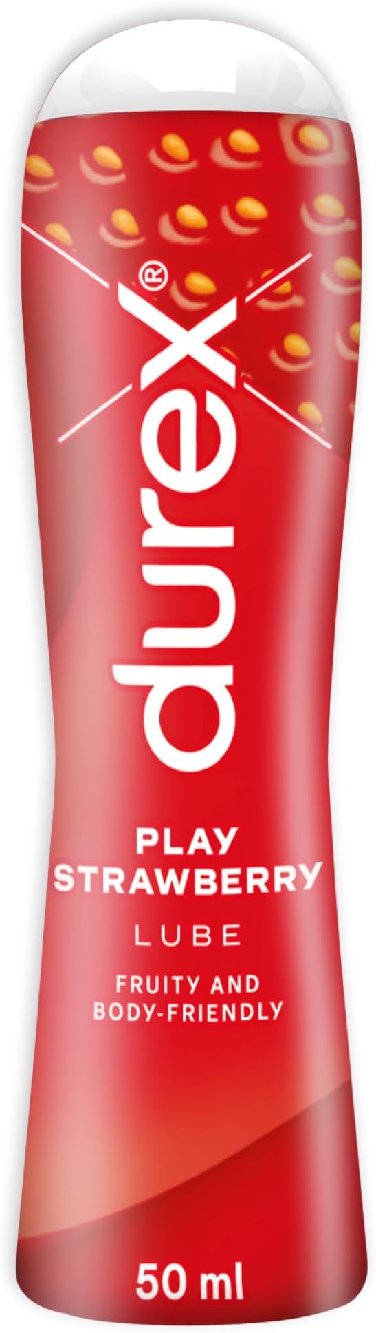 Durex Saucy Lubricant, 50 ml, Strawberry Flavoured