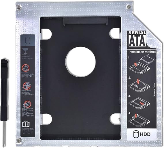Microcase Laptop Notebook 12.7mm DVD CD Slottan İkinci Harddisk Giriş HDD SSD Kızak - AL2979