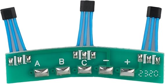 Ebike Two Wheel Differential Motor Hall Sensor Pcb 120 Degree For 41f Sine Wave Controller With Cable Green Circuit Board Part(wiht cable)