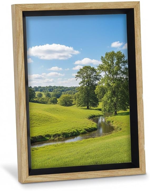 Premium Serisi 15 * 20 CM Ahşap Resim Çerçevesi Kahverengi