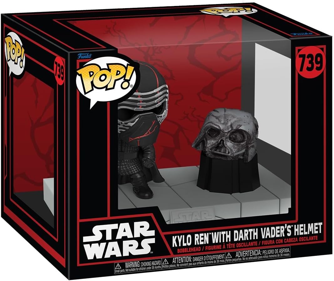 Funko Pop! Deluxe: Star Wars: Star Wars Darkside - Kylo Ren with Darth Vader's Helmet