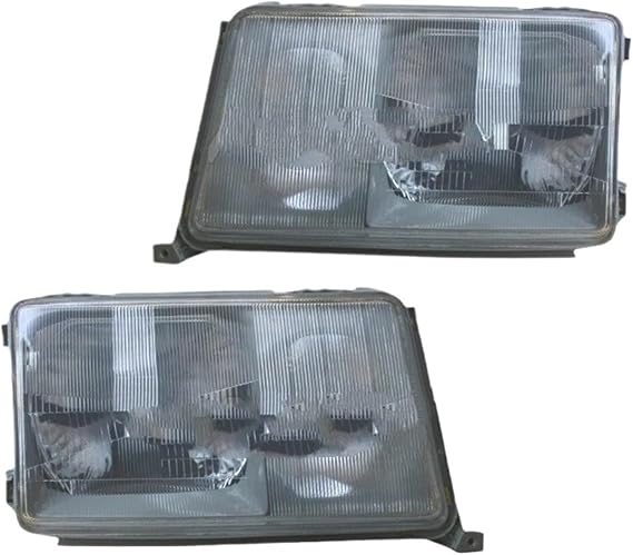 Car headlight assembly For Benz E-Class W124 1985-1996 A Pair Front Bumper Head Light Lamp Headlight Headlamp Cars Headlights Assemblies(1Pair For 1983-1992)