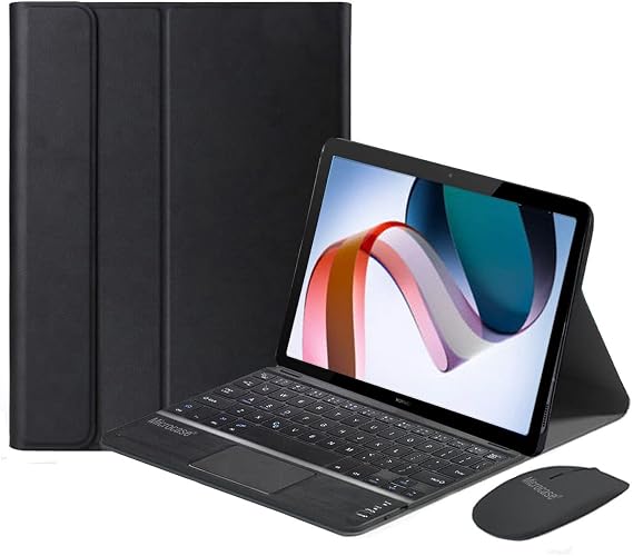Microcase Xiaomi Redmi Pad 10.61 inch Bluetooth Touchpad Klavye+Mouse+Kılıf -BKK7
