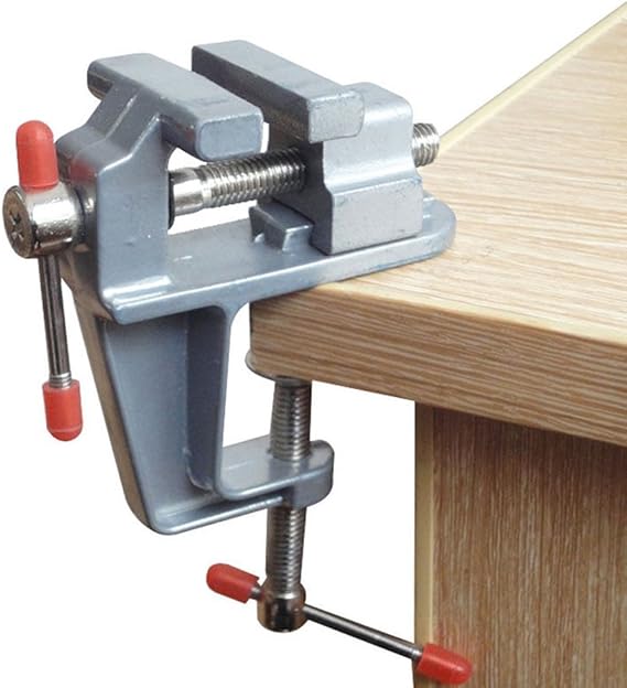 Mini Bench Vise Small Table Clamp Hobby Craft Repair Tool (Clamping Range: 0-1.2'')