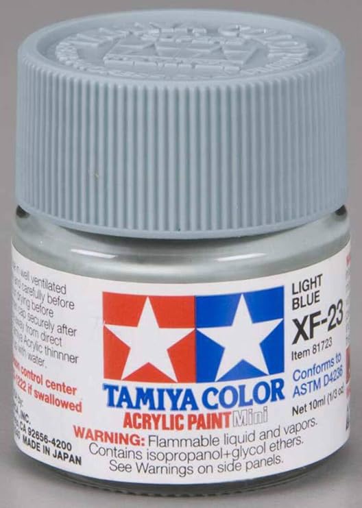 Tamiya Xf-23 Light Blue Mat Akrilik Boya (10 Ml)