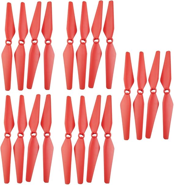 20PCS Helicopter Propellers for SYMA X8SW X8SC X8SG X8 PRO RC Aircraft Parts Paddle Propeller Red accessories